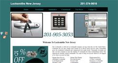 Desktop Screenshot of locksmiths--nj.com